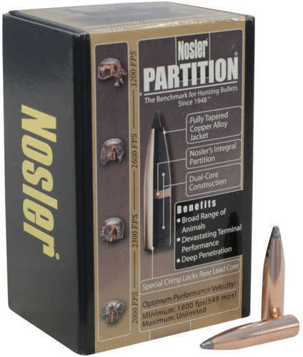 Nosler Partition Spitzer 6.5MM Cal 140 Gr bullet-img-0
