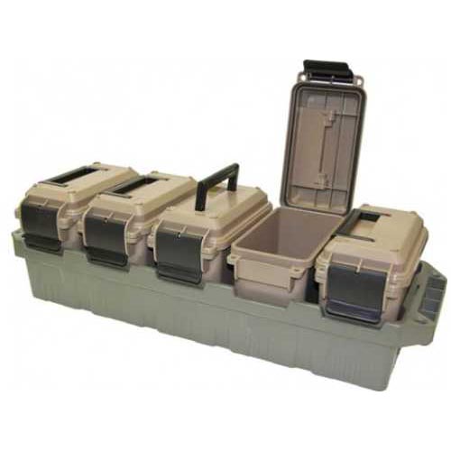 MTM Ammo Crate 5 can Mini Dark Earth/Army Green-img-0