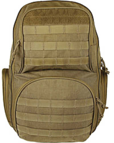 Advance Warrior Solutions  Juggernaut 5 Day Pack Tan Polyester, MOLLE Front, Hydration System Compatible