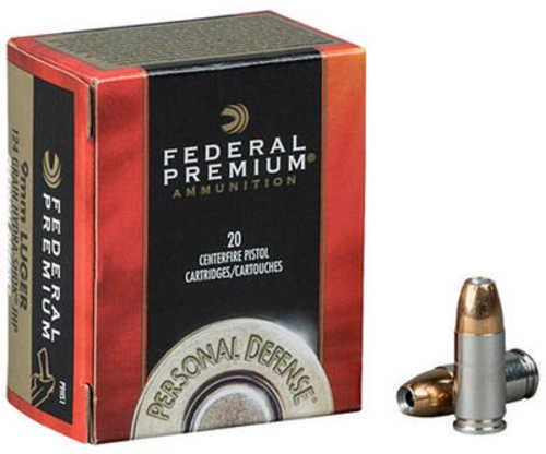 9mm Luger 124 Grain 20 Rds Federal Ammo-img-0