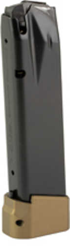 Canik Magazine 9mm 21 Rounds (18rd Mag With +3 Extension) Fits Canik Tti Combat Full Size Black With +3 Bronze Extension