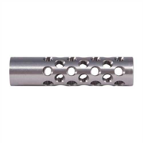 Shrewd #1 Muzzle Brake 22 Caliber 1/2-28 Threads .625 Size Universal Rifles Stainless Steel