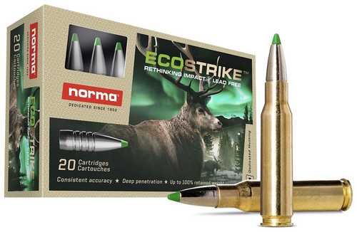 Norma EcoStrike Rifle Ammunition 6.5 Creedmoor 120 Grain Polymer Tip 20 Rounds