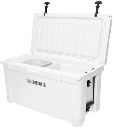 Calcutta CCG2-75 Renegade High-Performance 75 Liter Cooler with Removable Tray and LED Drain Plug, White