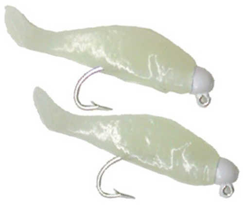 Tackle Double Shad 1/4 Oz Glo Wht//glo Model: Dss14p-8