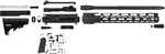 The TacFire Rifle  Kit contains- 9mm 16" Barrel/Nitride; 9mm Flash Forwarder Style Muzzle Brake; Slim 7" MLOK Handguard 15" W/Barrel Nut; AR15 5.56/.223/.300AAC Stripped Billet Upper Receiver W/M4 Fee...