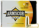 Armscor's 9mm ammunition has a jacket hollow point bullet with a muzzle velocity of 850 and muzzle energy of 253…See More Details