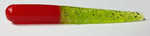Water Baits 2in Red & Chartreuse Model: Mw103
