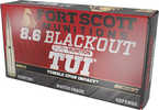 Fort Scott Munition Rifle Ammo 8.6 Blackout 285 gr. Subsonic TUI 20 rd.  Model: 86BLK-285-SCV2SS