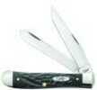 Case 18221 Rough Trapper Folder 3.25"/3.27" Stainless Steel Clip Point/Spey Synthetic Black