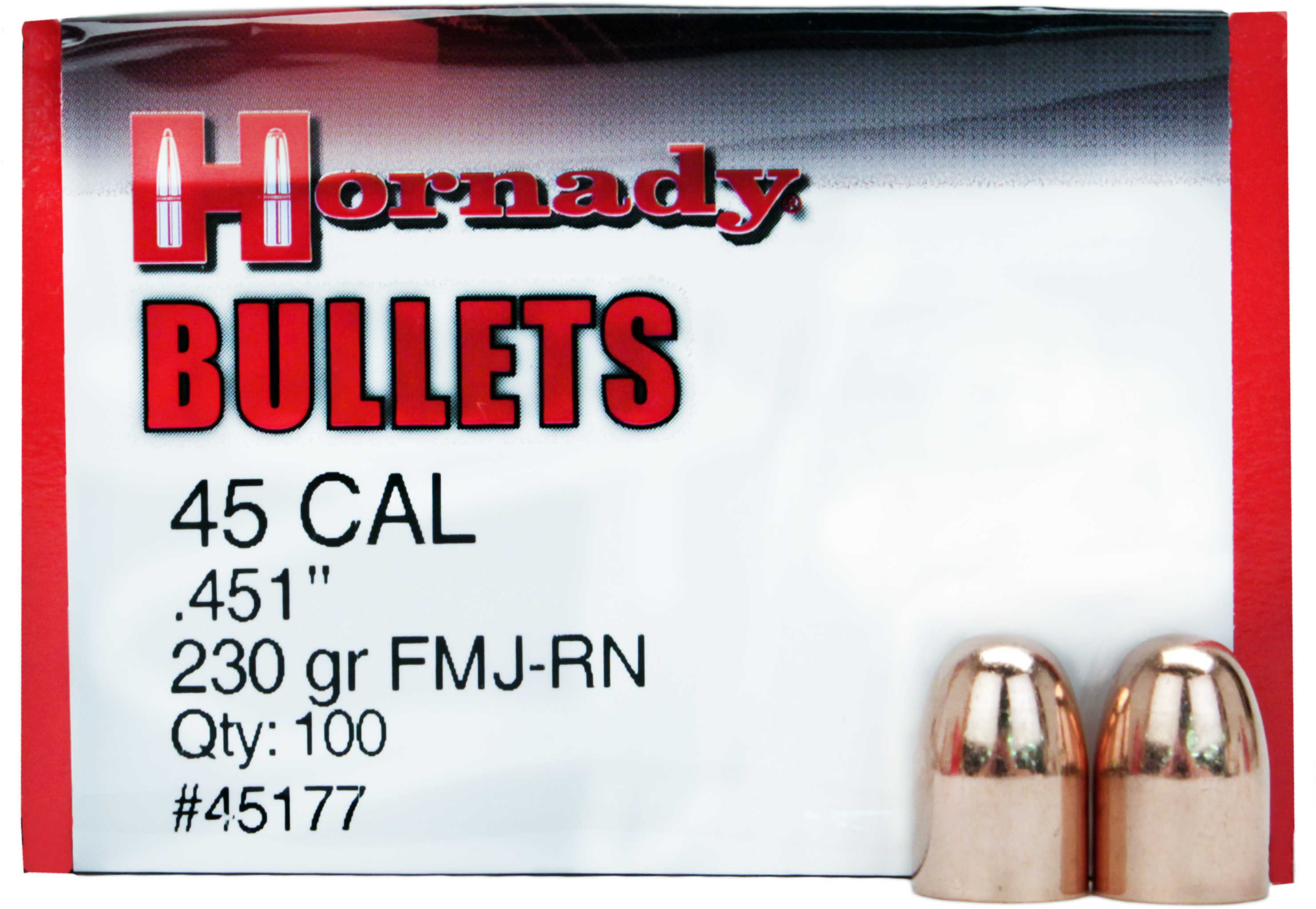 Hornady 230 Gr Fmj Rn