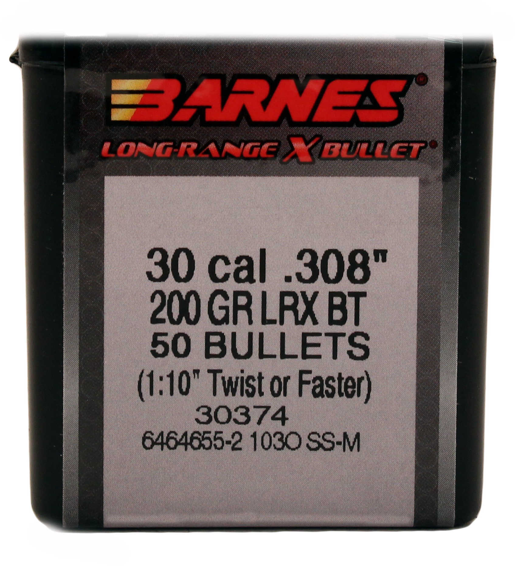 Barnes Bullets LRX 30 Cal .308 200 gr LRX Boat-Tail 50 Per Box