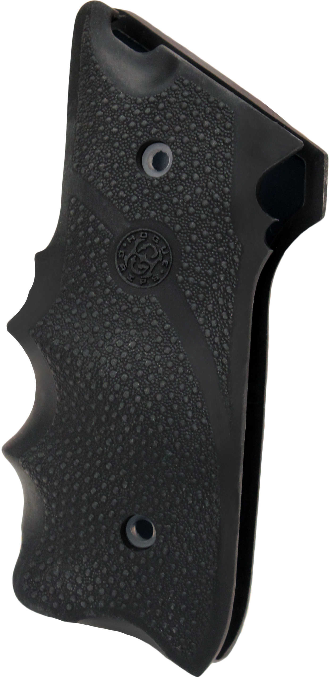 Hogue Rubber Grip With Finger Grooves Ruger® Mk II - Also Fits III Slight Modification Durable Synthetic