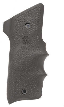 Hogue Rubber Grip With Finger Grooves & Right Hand Thumbrest Ruger® Mk II - Also Fits III Slight Modification Du