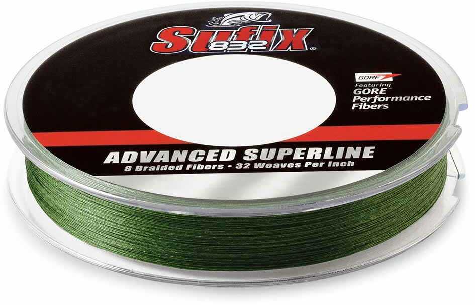 Sufix 832 Braid 150Yd 20Lb Lo-Vis Green Md#: 660-020G