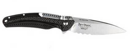 Columbia River K406GXS Onion Ripple Folder Gray Handle Serrated