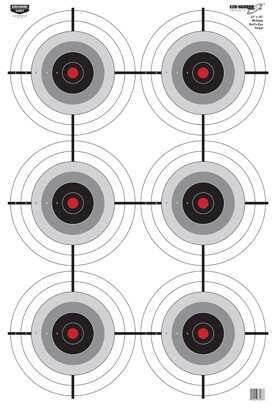 B/C Target EZE-SCORER 23"X35" Multiple BULL'S-Eye 5 Targets