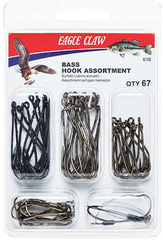 Ec Bass Hook Assortment 67 Hooks