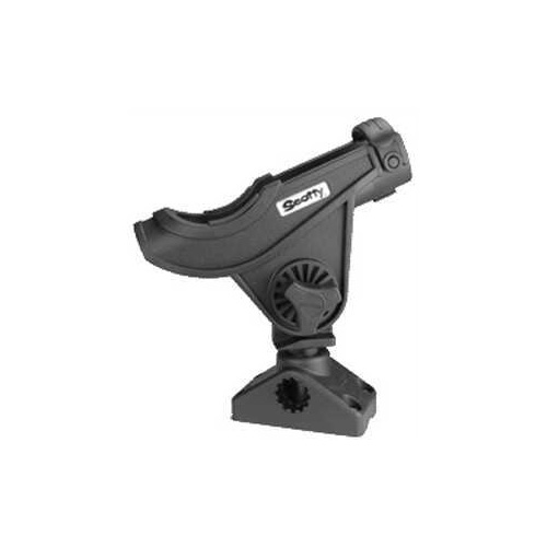 Scotty Baitcast/Spin Rod Holder, Black W/ 241 Side/Deck Mnt