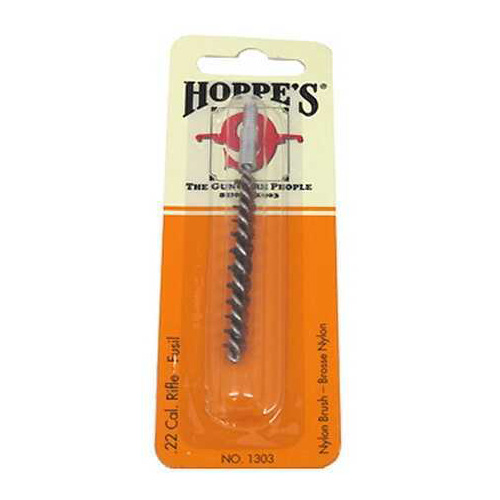 Hoppes Nylon Rifle Brush .22 Caliber Bristles return To Original Shape after Use - Unique Scrubbing Action For a thorou