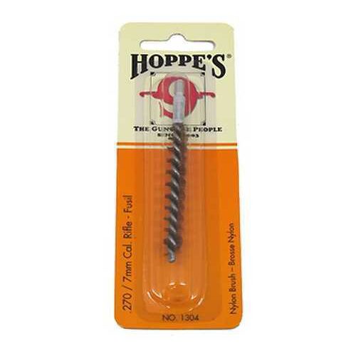 Hoppes Nylon Rifle Brush .270 Cal, 7mm Bristles return To Original Shape after Use - Unique Scrubbing Action For a Thor