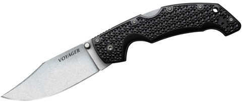 Cold Steel Voyager Clip 4In Plain Edge Folding Knife