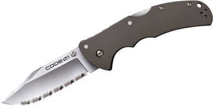 Cold Steel Code 4 Clip Point Full Serrated 3.5In Folding