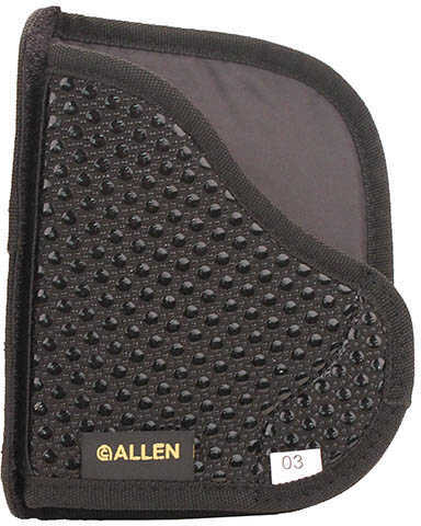 Allen Baseline In The Pocket Holster Ambidextrous Black Tacky Fabric Size Medium Fits Compact 9MM and 40 Caliber Semi-au