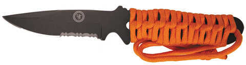 Paracord Handle 3" Blister Knife FS UST - Ultimate Survival Technologies 20-02229-08 Fixed Blade Orange