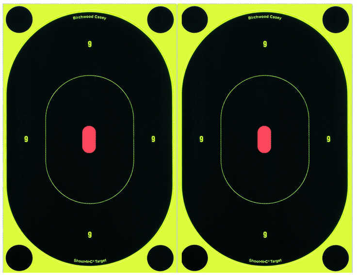 Birchwood Casey Shoot-N-C 7" Silhouette Target - 60 Targets