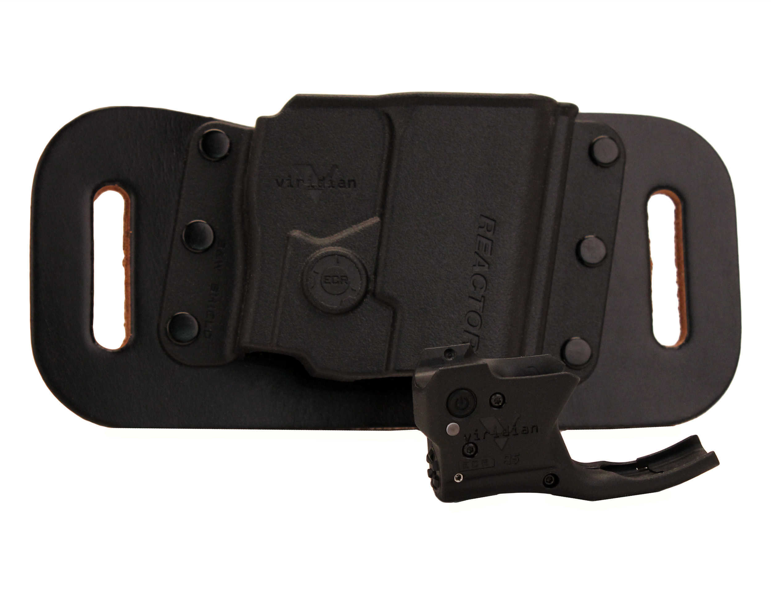 Viridian Green Laser Red Reactor 5 Smith & Wesson M&P Shield Black Includes ECR Compatible Pocket Holster R5-R-SHI