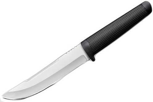 Cold Steel Cs20PHZ Outdoorsman Lite 6" Fixed Straight Back Plain 4116 Krupp SS Blade, 5" Black Textured Polypropylene/Kr