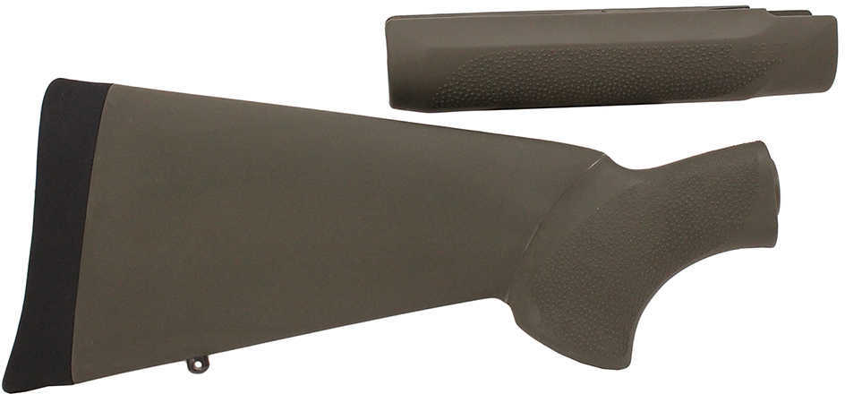 Hogue Mossberg 500, 20 Gauge Overmolded Stock With Forend, Olive Drab ...