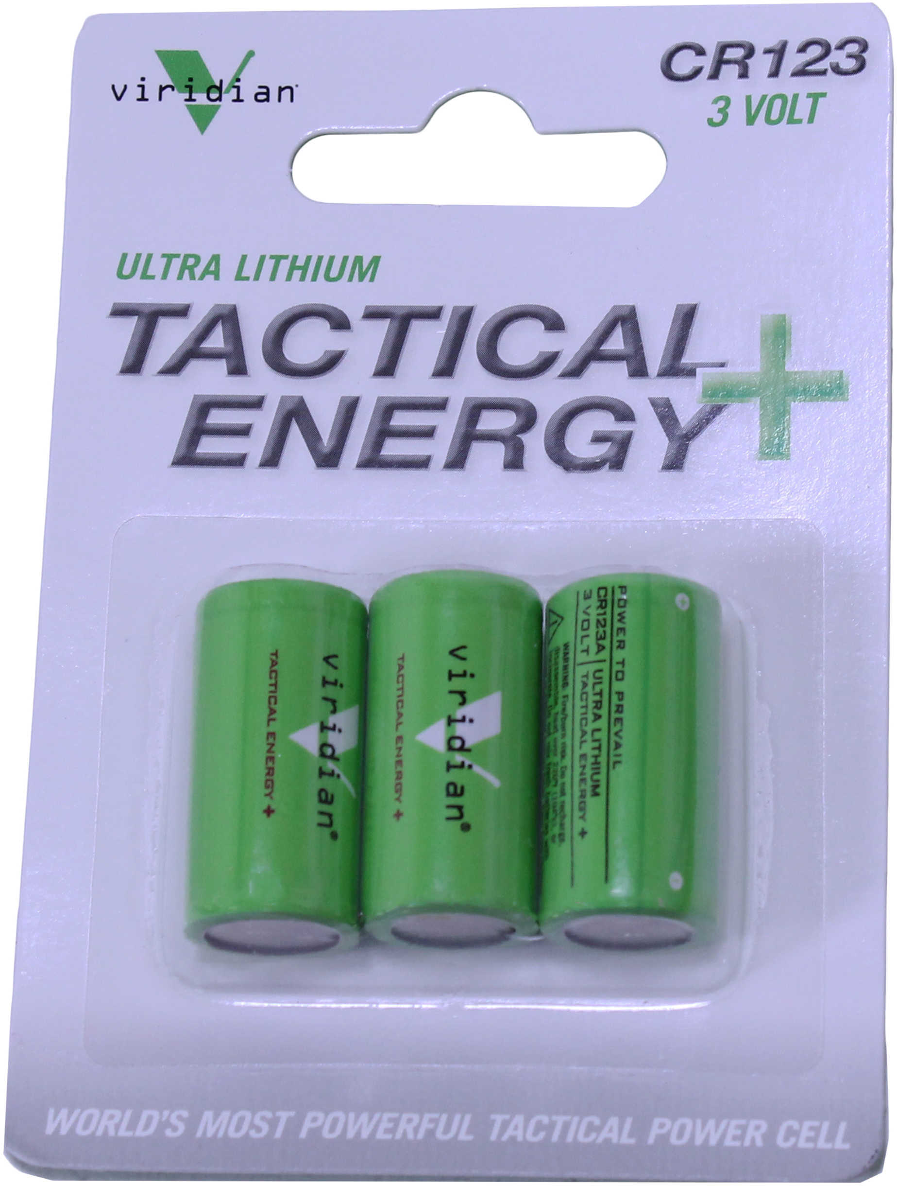 VIRDIAN Battery Cr123A Lithium 3 Pack