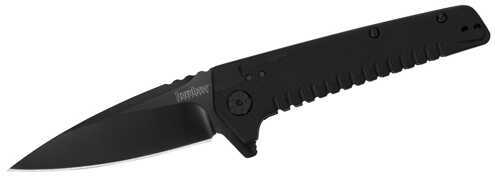 Kershaw Fatback Assisted 3.5 in Black Plain GFN Handle