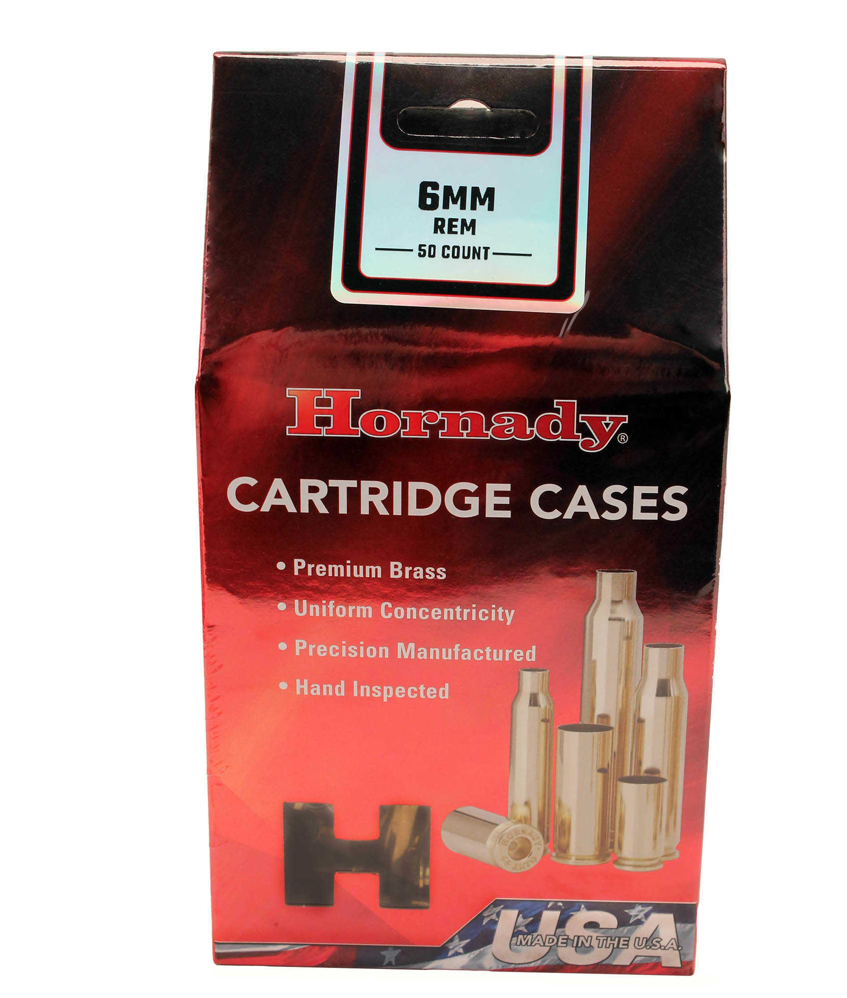 Hornady Unprimed Brass 6mm Remington (Per 50) Md: 8622 - 2828892