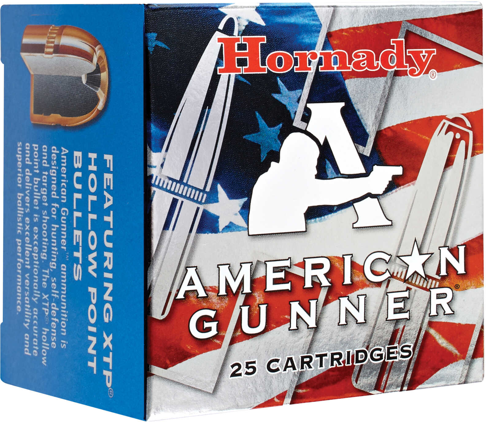 9mm Luger 124 Grain Hollow Point 25 Rounds Hornady Ammunition