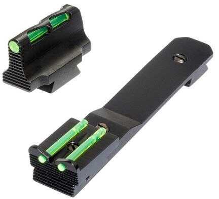 Hi-Viz Litewave Front & Rear Sight Set Fits Henry Rifles Includes Green Red And White Litepipes