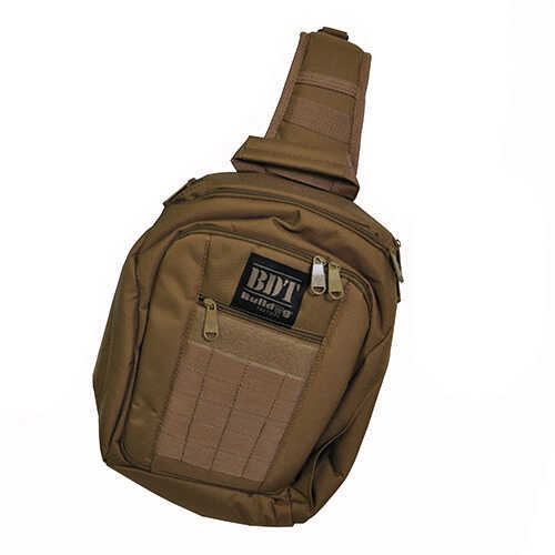 Bulldog BDT408T Sling Pack Backpack Nylon 14" x 10" x 7" Tan Small                                                      