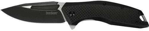 Kershaw Flourish Assisted 3.5in Blackwash Plain CF-G-10 Handle