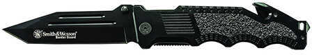 Smith & Wesson Border Guard Folder 4.5 in Black Blade Aluminum Handle