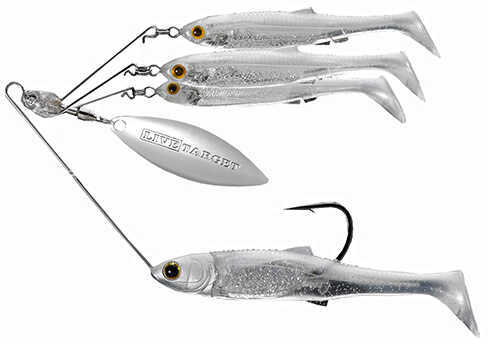 LT SPINNER RIG 3/8OZ WHITE/SILVER