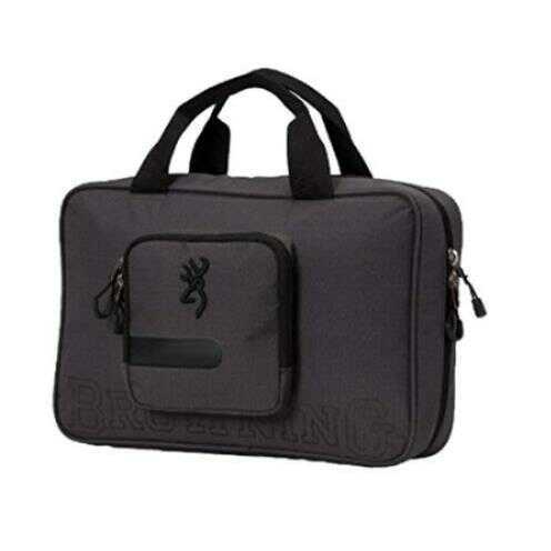 Browning Range Pro Two Pistol Case Charcoal 14 in. Model: 123257963