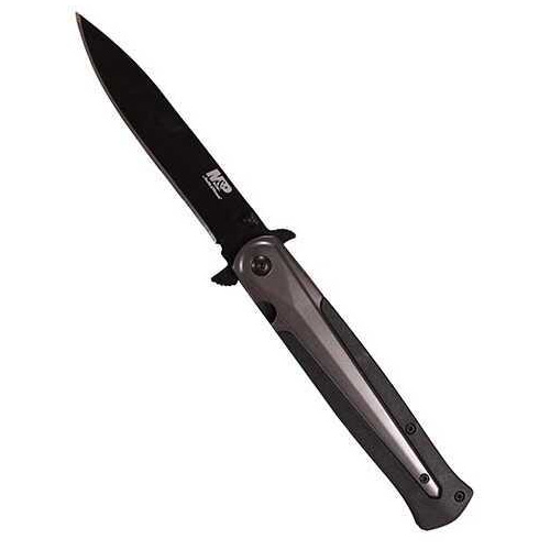 SW Knives 1085898 M&P Dagger 8Cr13MoV Stainless Steel Black Oxide Spear Point                                           