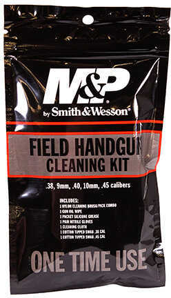 Tipton Field Pistol Cleaning Kit M&P Line Nylon Brush Oil Wipes Disposable Gloves 1082193