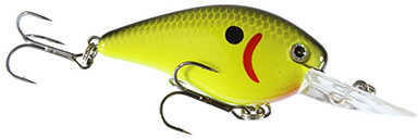 Strike King KVD Deep Squarebill Black Back Chartreuse