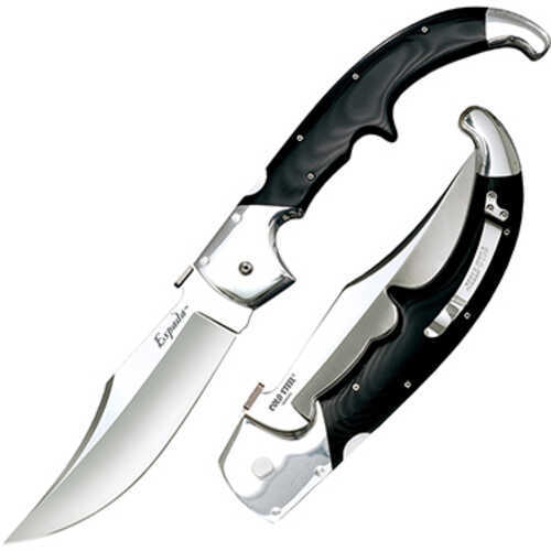 Cold Steel Cs62MA Espada Xl 7.50" Folding Clip Point Plain S35VN SS Blade/9.25" Black W/Polished Bolsters G10 Handle Inc