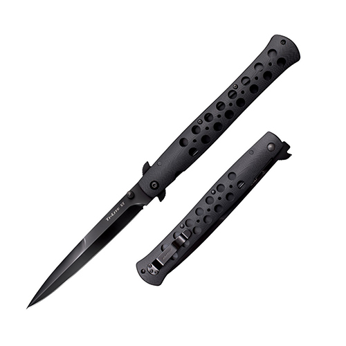 Cold Steels Ti-Lite Folder 6.0 in Black Blade G-10 Handle