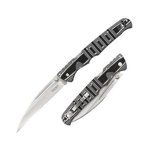 Cold Steel Frenzy III Folder 5.5 in Plain White-Blk G10 Handle