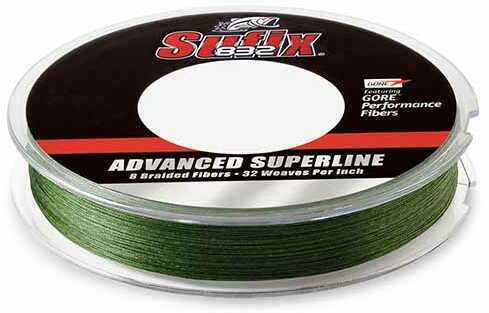 Sufix Advanced Superline 832 Braid 8 lb Low-Vis Green 300 yd